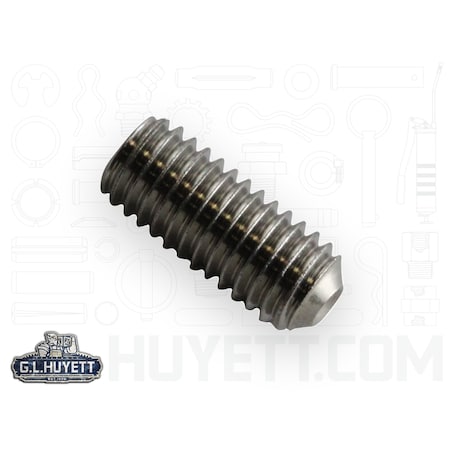 Huyett Hex Socket Set Screw M5x0.8 x 12 SS PL SCRG62-M050-0120D00P